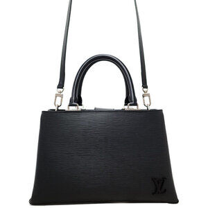 Louis Vuitton Epi Kleber Shoulder Bag Black